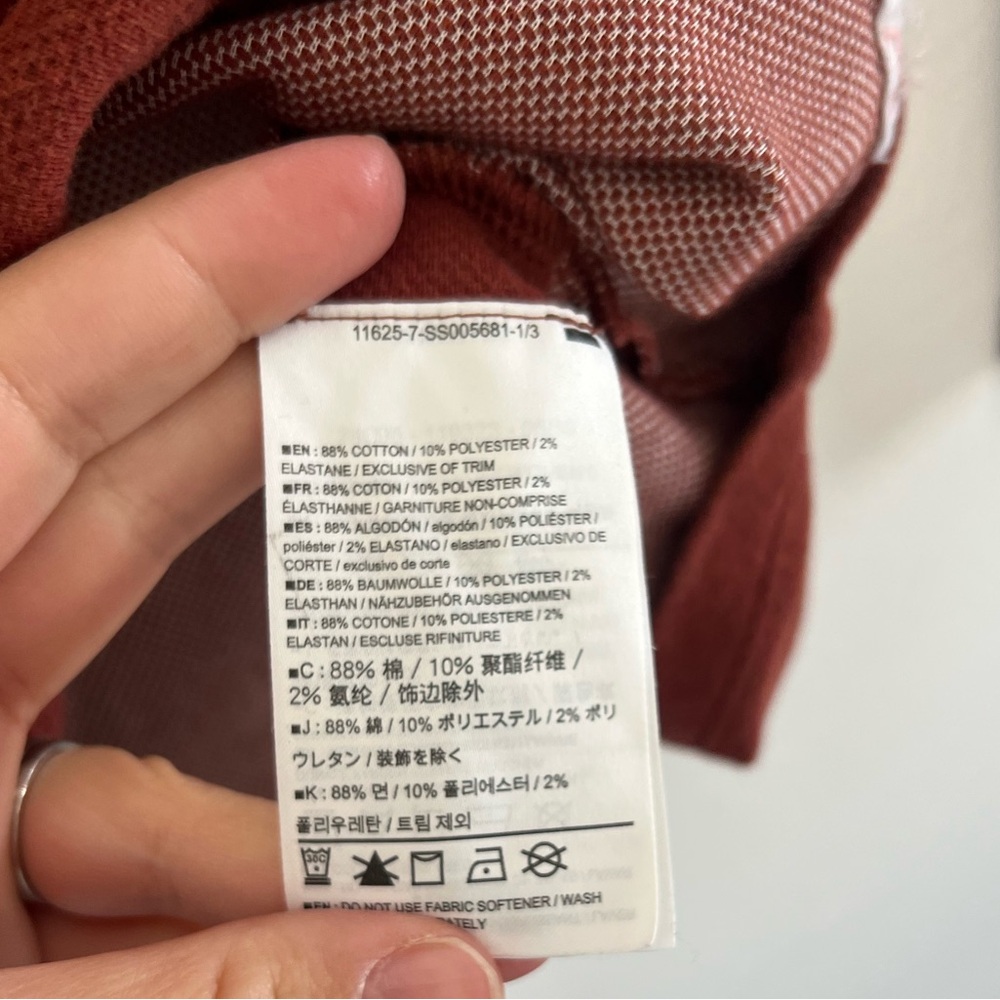 Arc'teryx Women's Long Sleeve Polo Top - Rust - Picture 8 of 9